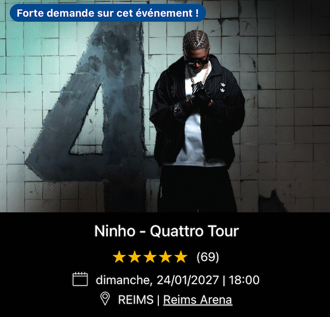 24/01/2027 - Ninho - Reims - Reims Arena