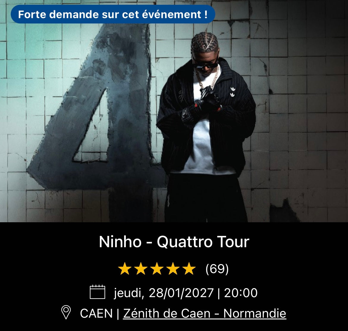 28/01/2027 - Ninho - Caen - Zénith de Caen - Normandie