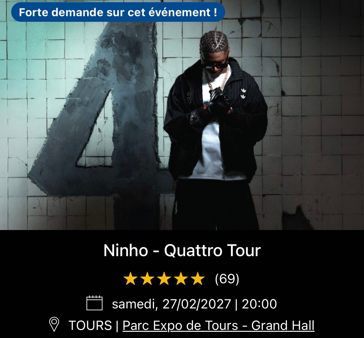 27/02/2027 - Ninho - Tours - Parc Expo de Tours - Grand Hall